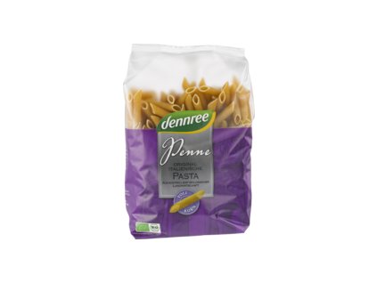 31692 dennree penne celozrnne z tvrde psenice 500 g bio