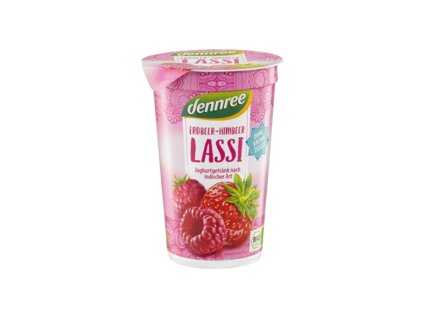 32607 dennree lassi malina a jahoda 250g bio