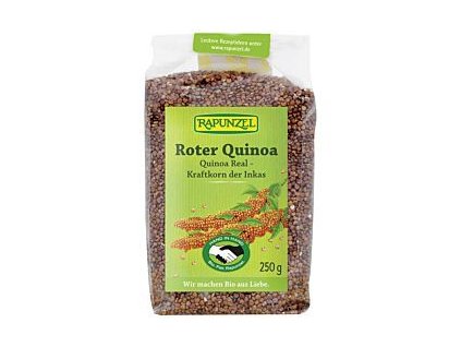 40857 rapunzel quinoa cervena 250g bio