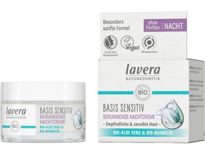 46728 lavera zklidnujici nocni krem pro citlivou plet 50ml eco