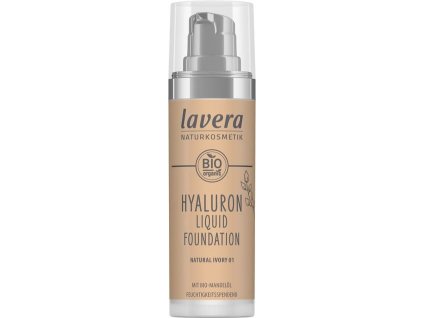 47205 lavera make up s kyselinou hyaluronovou natural ivory 01 30ml eco