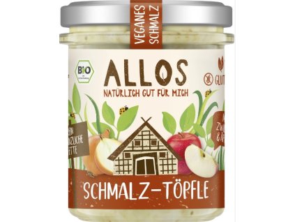 28572 allos cibulove sadlo s jablky 150g bio