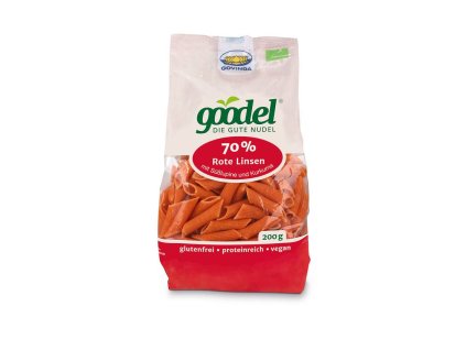 36885 govinda penne z cervene cocky s lupinovou moukou 200g bio
