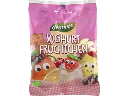 37407 dennree jogurtove bonbony 90g bio