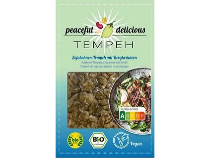 49383 peaceful delicious tempeh sojovy horske bylinky 200g bio