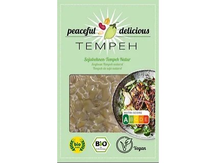 49389 peaceful delicious tempeh sojovy natural 200g bio