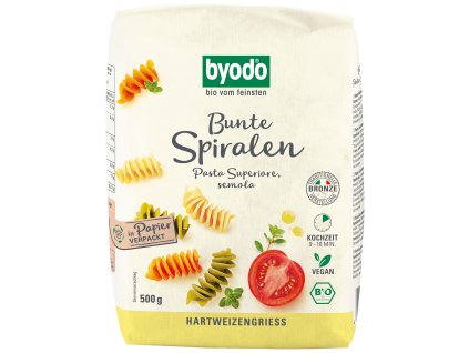 53385 byodo spiralky barevne 500 g bio