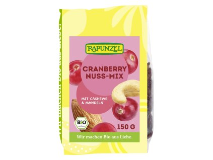 54498 rapunzel orechovy mix s brusinkami 150 g bio