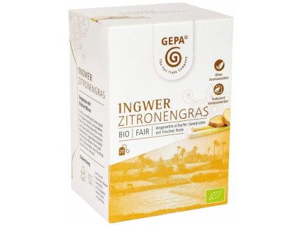 57264 gepa caj zazvor a citronova trava 30 g bio