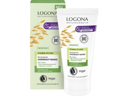 57342 logona nocni pletova maska s ovsem a vitaminy f a e 50 ml eco