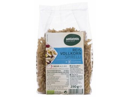 27609 naturata spirelli celozrnne ryzove 250g bio