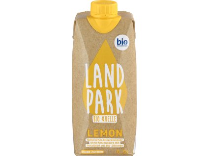 36048 landpark mineralni voda citron 500 ml bio bio