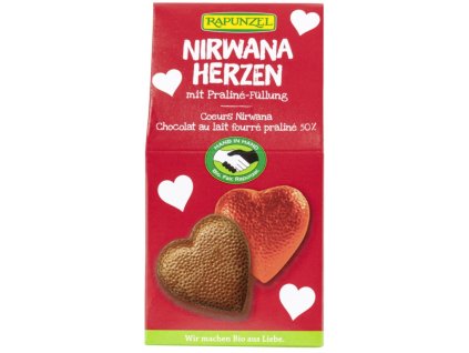 42198 rapunzel cokoladova srdicka 128g bio