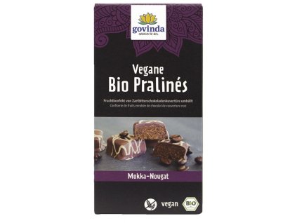 51771 govinda veganske pralinky mokka nugat 70 g bio
