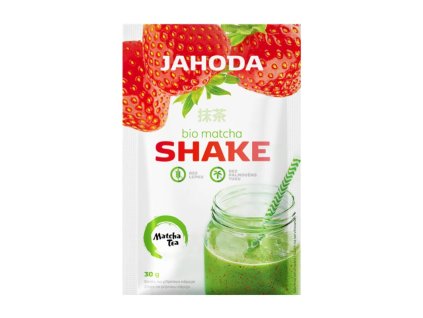 shake matcha jahoda bio 30g amylon bez lepku novinka