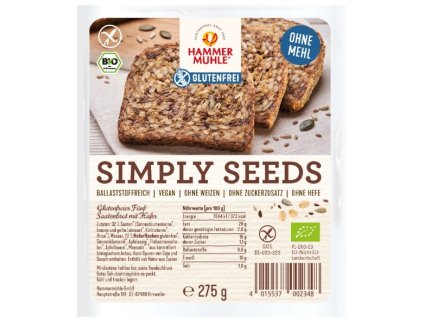 57855 hammermuhle simply seeds 5 seminkovy chleb 275 g bio