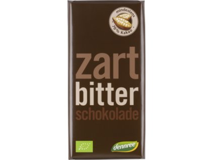 28530 dennree horka cokolada 70 100g bio