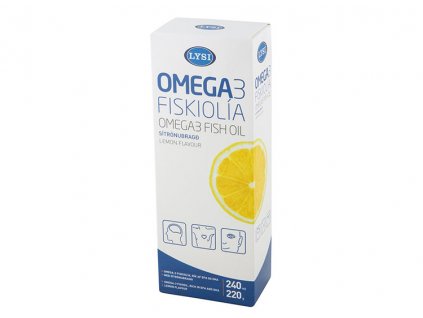 Omega 3 čistý rybí tuk citrón 240 ml
