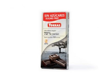 Torras čokolada 72% 75g