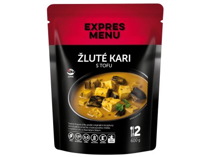 Žluté kari s tofu