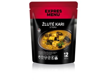 Žluté kari s tofu