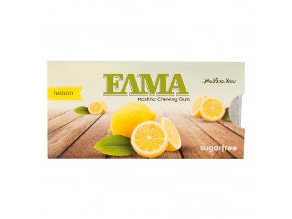 Žvýkačka s mastichou a příchutí citronu 13 g ELMA