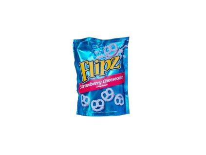Flipz preclíky s polevou s příchutí jahodového cheesecaku 90 g