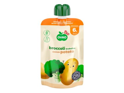 Příkrm brokolice, brambory - kapsička 90 g BIO OVKO