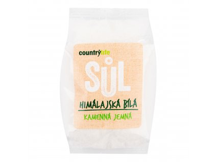 Sůl himálajská bílá jemná 500 g COUNTRY LIFE