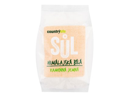 Sůl himálajská bílá jemná 500 g COUNTRY LIFE