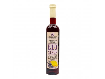 Sirup černý rybíz s citronem 500 ml BIO HOLLINGER