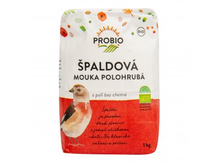 Mouka špaldová polohrubá 1 kg BIO PROBIO