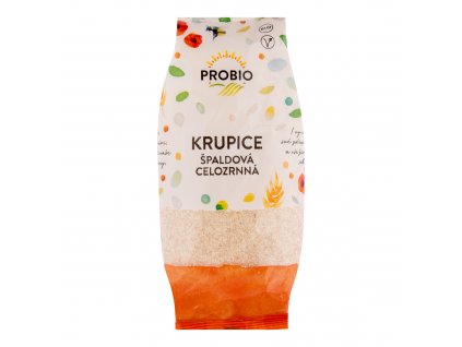 Krupice špaldová celozrnná 400 g BIO PROBIO