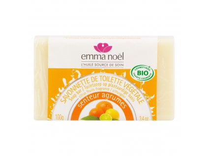 Mýdlo rostlinné citrus 100 g BIO EMMA NOËL