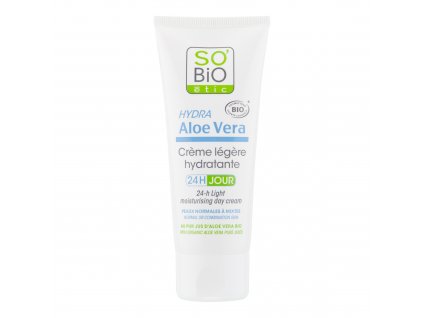 Krém lehce hydratující denní Aloe Vera 50 ml BIO SO’BiO étic