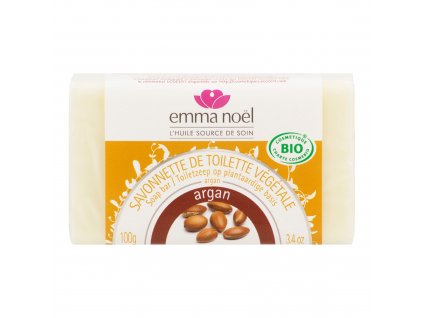 Mýdlo rostlinné argan 100 g BIO EMMA NOËL