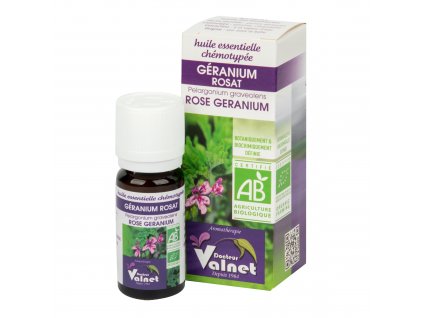 Éterický olej geranium růžové (muškát vonný) 10 ml BIO DOCTEUR VALNET