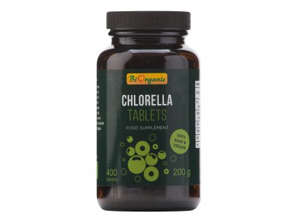 Chlorella 400 tablet 200 g BIO BIORGANIC