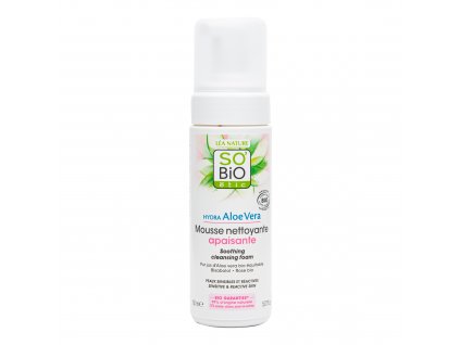 Pěna čisticí zklidňující Aloe Vera 150 ml BIO SO’BiO étic