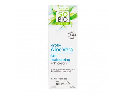 Krém bohatě hydratující denní Aloe vera 50 ml BIO SO’BiO étic