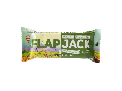 Flapjack ovesný pistácie bezlepkový 80 g BRYNMOR