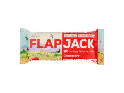 Flapjack ovesný brusinka bezlepkový 80 g BRYNMOR