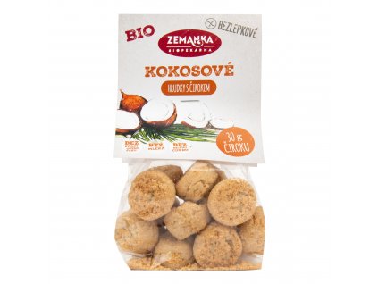 Sušenky kokosové s čirokem bezlepkové 100 g BIO ZEMANKA