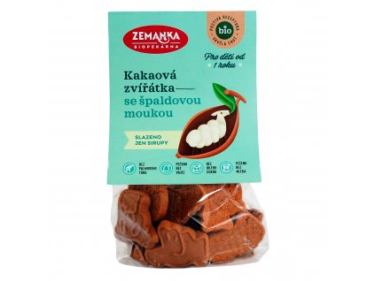 Zvířátka špaldová kakaová 100 g BIO ZEMANKA