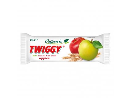 Tyčinka Twiggy müsli s jablky 20 g BIO EKOFRUKT