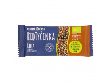 Tyčinka sezamovo-lněná s chia semínky 40 g BIO DOBRÉ ČASY