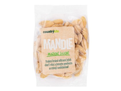 Mandle pražené solené 80 g COUNTRY LIFE