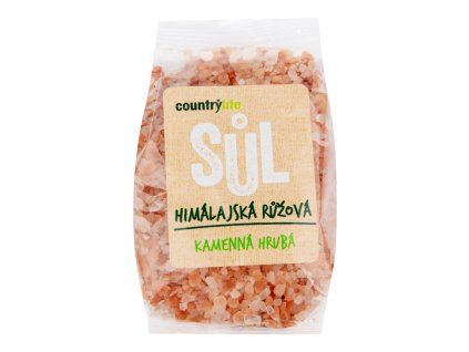 Sůl himálajská růžová hrubá 500 g COUNTRY LIFE