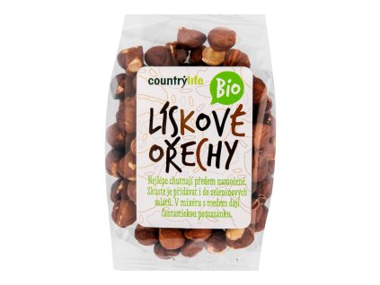 Lískové ořechy 100 g BIO COUNTRY LIFE