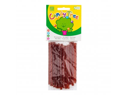 Tyčinky s příchutí jahod 75 g BIO CANDY TREE